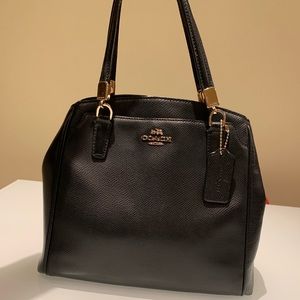 Coach Leather Minetta Crossbody - Black